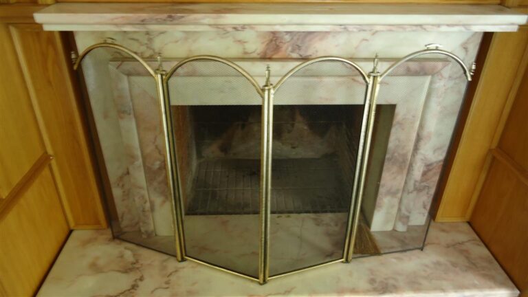 living room fireplace